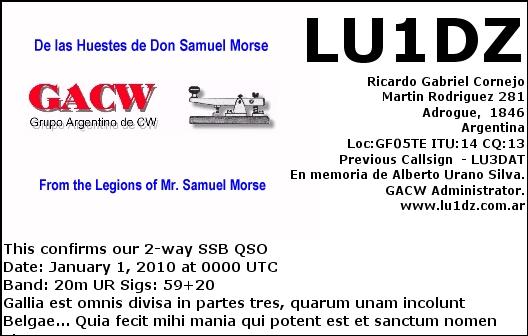 Tarjeta eQSL