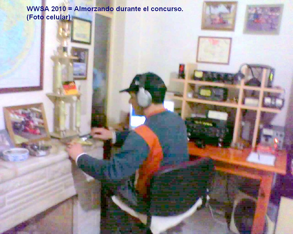 Almorzando durante el WWSA